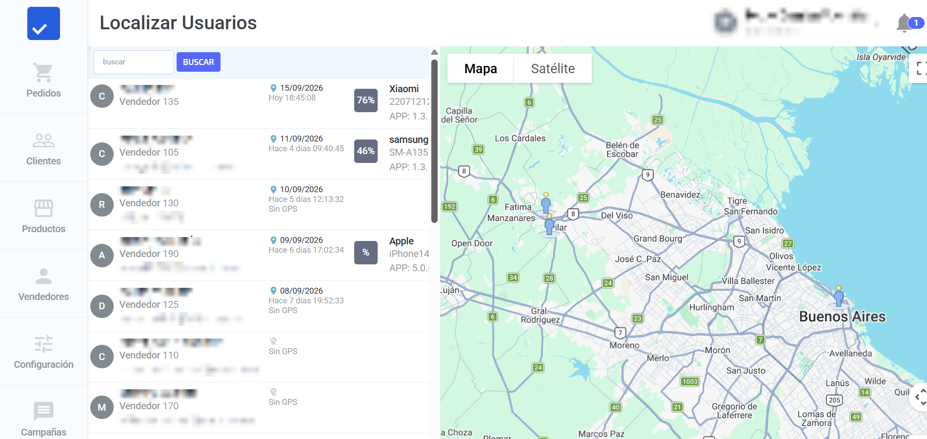 Localizar usuarios — backoffice de onRoad