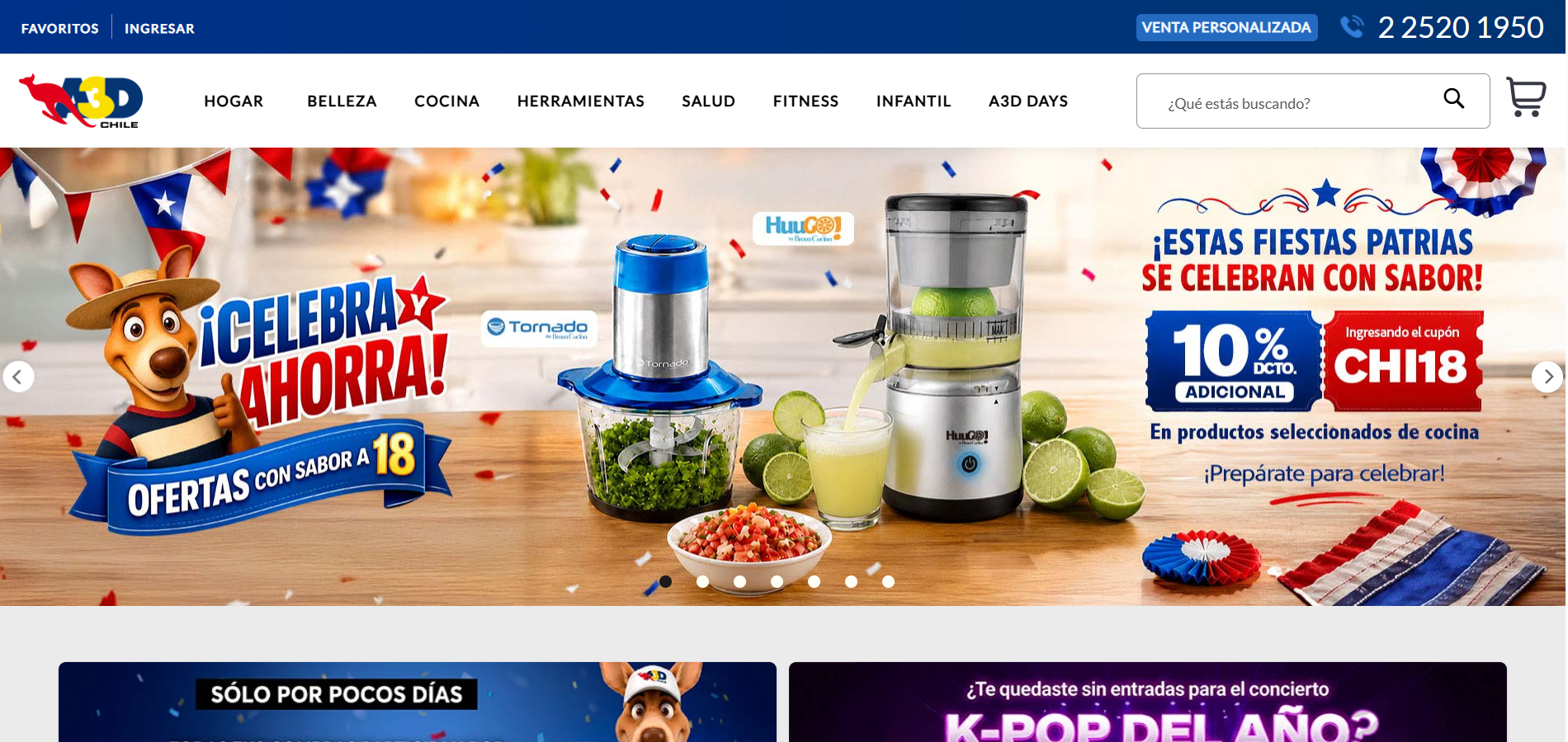 Tienda online con campañas y cupones